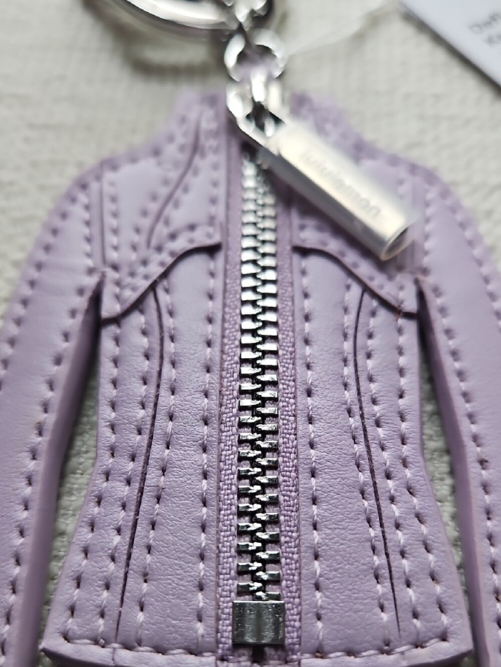 lululemon athletica Lavender Define Jacket Keychain Charm - Picture 3 of 13